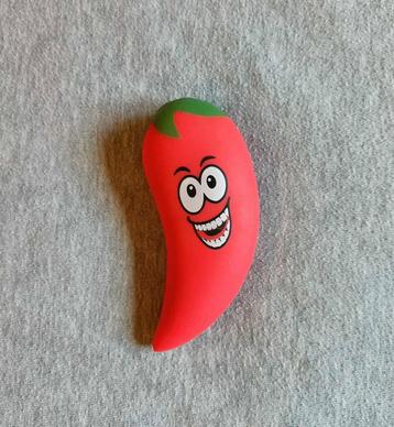 Stressbal - Knijpbal - Hete peper - Rood - Sensorisch - €2 beschikbaar voor biedingen