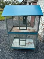 Voliere in 2 delen, Dieren en Toebehoren, Vogels | Hokken en Kooien, Ophalen, Gebruikt, Volière