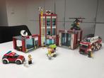 Lego City brandweerkazerne 60110, Kinderen en Baby's, Speelgoed | Duplo en Lego, Ophalen of Verzenden, Zo goed als nieuw, Complete set