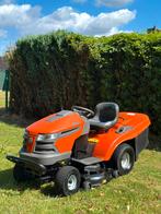Husqvarna Cth 180 twin   Kawasaki Motor 18 pk Mulch-systeem, Tuin en Terras, Zitmaaiers, Ophalen, Zo goed als nieuw, Opvangbak
