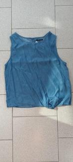 Kiabi: chemisier neuf jeans coton taille S, Ophalen, Blauw, Nieuw, Kiabi