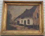 Huile sur toile maison signe Louis demesmaeker, Ophalen of Verzenden
