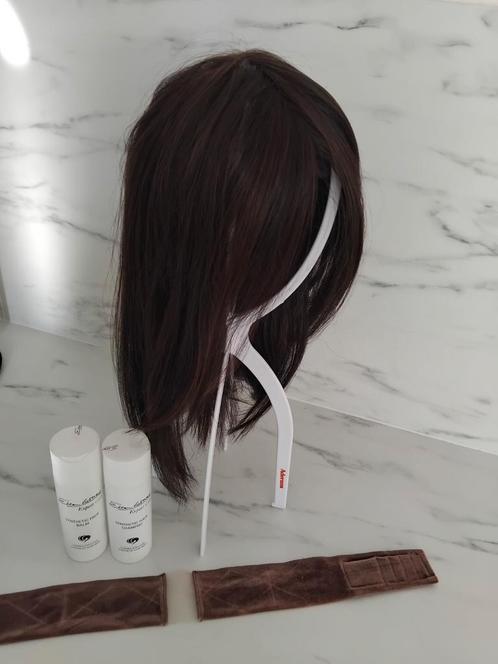 Half synthetische pruik. Heel goede staat!, Handtassen en Accessoires, Uiterlijk | Haarverzorging, Zo goed als nieuw, Haardroger