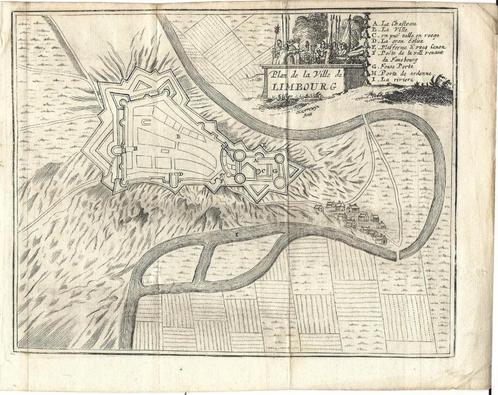 1711 - la ville de Limbourg, Livres, Atlas & Cartes géographiques, Enlèvement ou Envoi