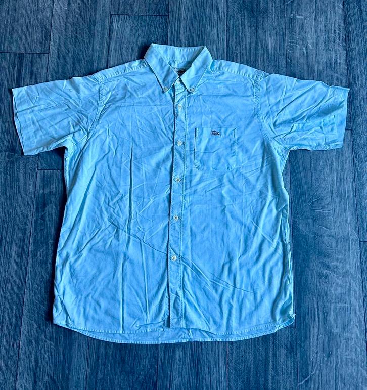 Chemisier Lacoste sans manches, Vêtements | Hommes, Chemises, Comme neuf, Bleu