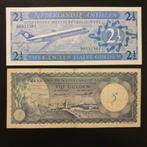 2½ en 5 gulden Nederlandse Antillen set, Postzegels en Munten, Bankbiljetten | Amerika, Setje, Ophalen of Verzenden, Zuid-Amerika