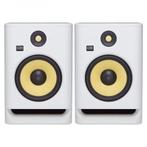 KRK ROKIT RP8 G4 Studio Monitor, White set van 2 + volumemix, Comme neuf, Autres marques, 120 watts ou plus, Autres types