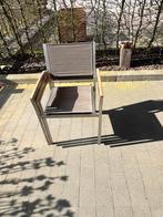 Inox tuinsloelen met teak op de zijkant, Ophalen