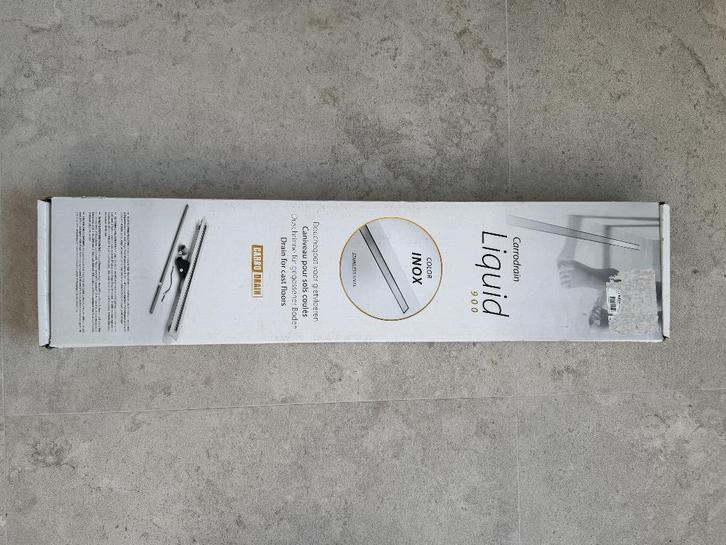 Caniveau de douche pour sols moulés et mortex, Bricolage & Construction, Sanitaire, Comme neuf, Douche, Inox, Enlèvement