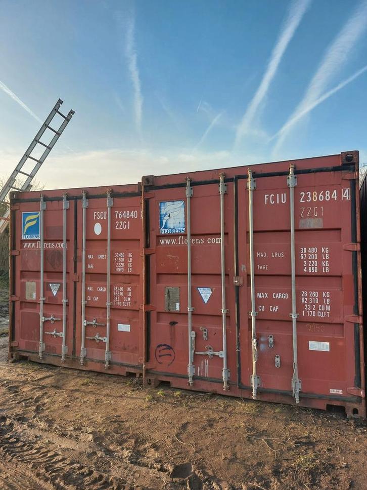 Zeecontainer 20ft GRATIS geleverd, Zakelijke goederen, Machines en Bouw | Keten en Containers, Ophalen