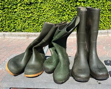 Rubberen groene laarzen maat 42, 43 en 46 beschikbaar voor biedingen