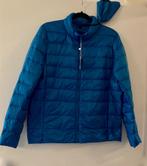 Blauwe jas met eendedons(ultralicht) XXL(meet klein) nieuw, Nieuw, Blauw, Ophalen of Verzenden, Maat 46/48 (XL) of groter