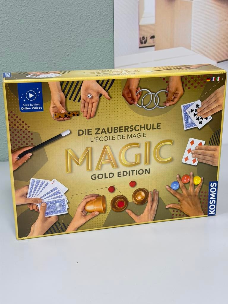 Magische Goocheldoos – Gold Edition (Nieuw) goochel pakket, Verzamelen, Speelgoed, Nieuw, Ophalen of Verzenden
