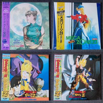 4x Anime Laserdiscs NTSC: Spirit, Megazone, Dragon Ball Z disponible aux enchères