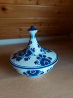 Schaaltje met deksel in Delfts aardewerk, handwerk, Enlèvement