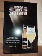549) reclamebord bier Omer ( 40x60) - enkel afhalen, Enlèvement, Utilisé, Panneau publicitaire