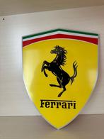 Origineel Ferrari-logo metalen bord H 100 cm XXL 458 488 F8, Verzamelen, Ophalen of Verzenden