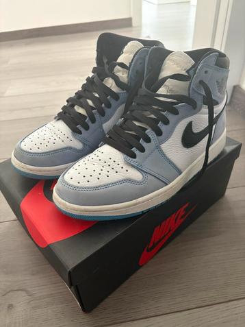 Nike Jordan 1 high Retro OG University blue, Enlèvement, Comme neuf