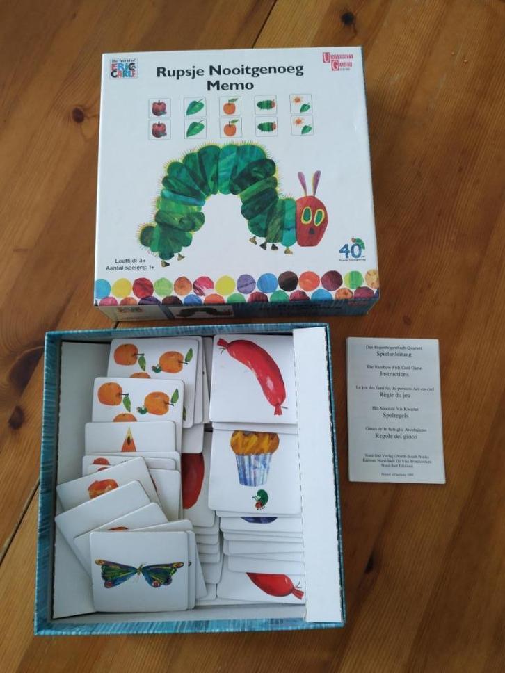 Memoryspel Rupsje Nooitgenoeg 3+ - NIEUW, Kinderen en Baby's, Speelgoed | Educatief en Creatief, Nieuw, Ophalen of Verzenden