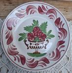 Antiek Frans bord, HB Choisy Le Roi met bloemenmand, Ophalen of Verzenden