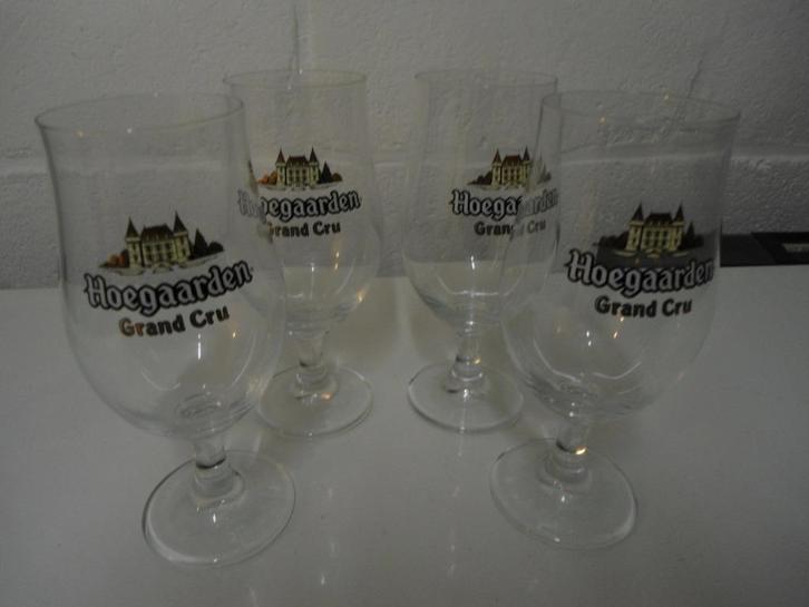 hoegaarden glazen allerlei, grand cru, longdrink, kelk, ...., Verzamelen, Biermerken, Nieuw, Glas of Glazen, Ophalen of Verzenden