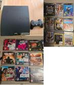 PS3-console met 19 games en accessoires, Gebruikt, Ophalen of Verzenden, 120 GB, Met 1 controller