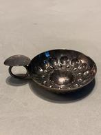 Tastevin antique - bol de dégustation de vin plat en argent, Enlèvement ou Envoi, Comme neuf