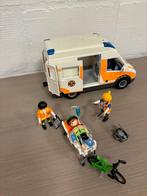 Playmobil - ziekenwagen + extra personages, Ophalen, Zo goed als nieuw, Complete set