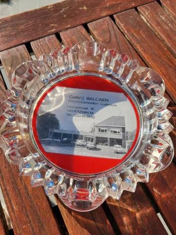 Vintage asbak Galerij Balcaen Nederzwalm beschikbaar voor biedingen