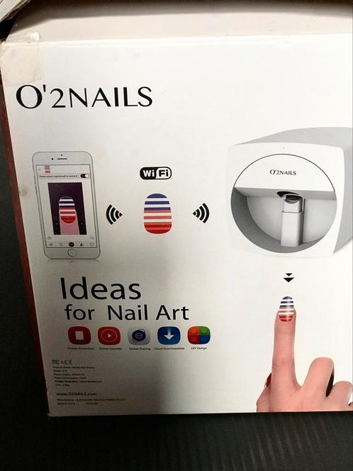 Imprimante ongles O’2Nails-photos ou nail art comme neuve, Handtassen en Accessoires, Uiterlijk | Cosmetica en Make-up, Zo goed als nieuw
