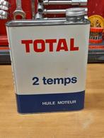 Oude totaal lege oliekan 2-takt motorfiets 2t, Verzenden, Gebruikt, Overige typen