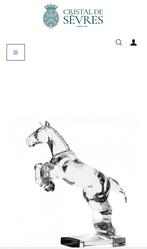 Cheval Ascot en cristal de Sèvres, Antiek en Kunst, Ophalen