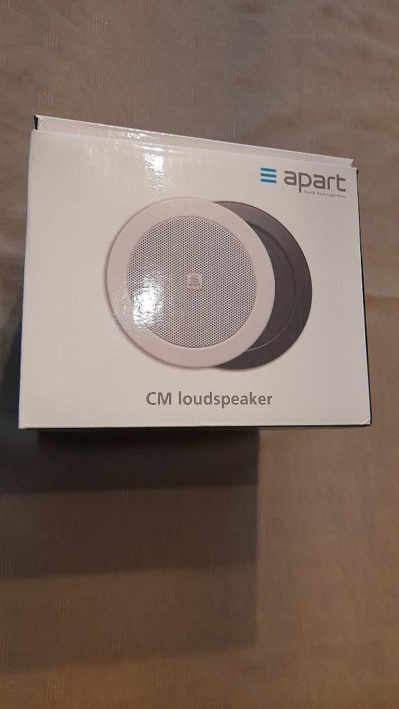"Apart" plafondluidspreker 135mm - 2 sets - als nieuw, Audio, Tv en Foto, Luidsprekerboxen, Zo goed als nieuw, Overige typen, Minder dan 60 watt