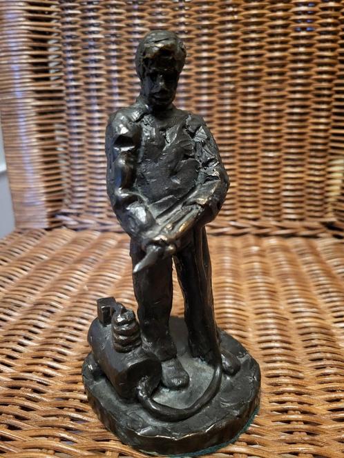 Bronzen beeld Jaap Hartman, Antiek en Kunst, Antiek | Brons en Koper, Ophalen of Verzenden