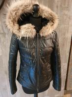 Ventcouvert lederen jas met bontkap mt M, Kleding | Dames, Ophalen of Verzenden