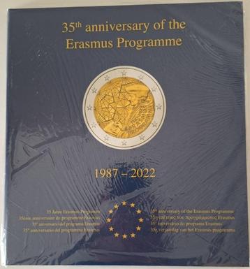 Collectie 2 euromunten 2022 - 35 jaar Erasmus Programma beschikbaar voor biedingen
