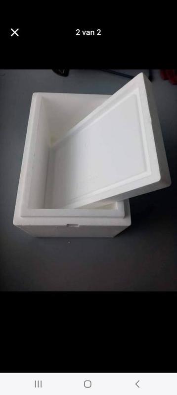 2 piepschuinbakken / isomo bakken / thermobox beschikbaar voor biedingen