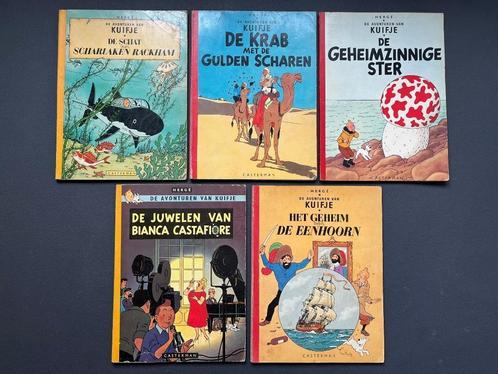 KUIFJE - 5 x SC Nederlandstalige stripverhalen LINNEN RUG, Boeken, Stripverhalen, Zo goed als nieuw, Meerdere stripboeken, Ophalen