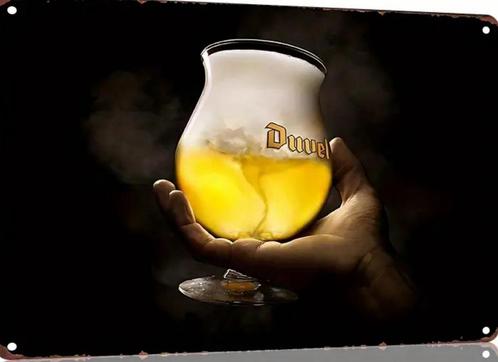 Reclamebord vintage Duvel (hand) - mancave poolhouse nieuw, Verzamelen, Merken en Reclamevoorwerpen, Nieuw, Reclamebord, Ophalen of Verzenden