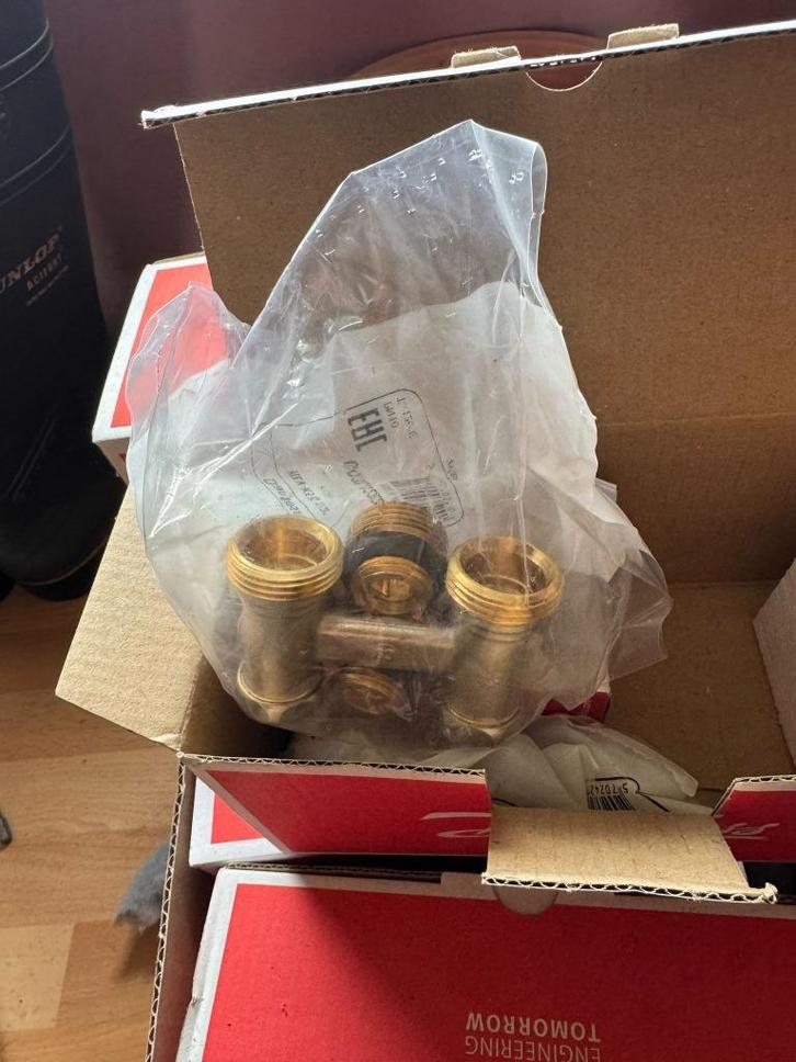 danfoss RAX-k onderblok compleet haaks, Doe-het-zelf en Bouw, Thermostaten, Nieuw, Ophalen of Verzenden