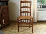 chaise cannée en chêne authentique, vintage,, Ophalen