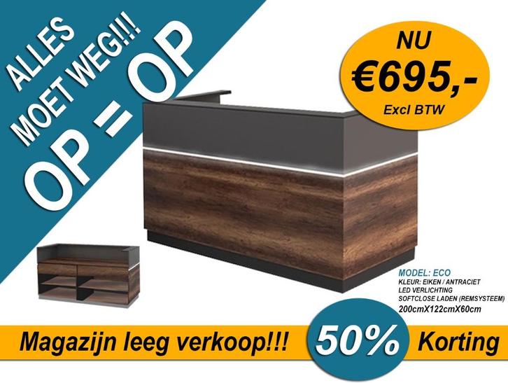 Toonbank / Balie / Receptie / Inventaris / Winkelinrichting, Zakelijke goederen, Kantoor en Winkelinrichting | Kantoormeubilair en Inrichting