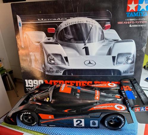 Splinternieuwe Tamiya Mercedes C11 Vodafone, prijsdaling !, Hobby en Vrije tijd, Modelbouw | Radiografisch | Auto's, Nieuw, Auto onroad