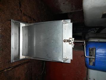 inox regelbare voederbakken