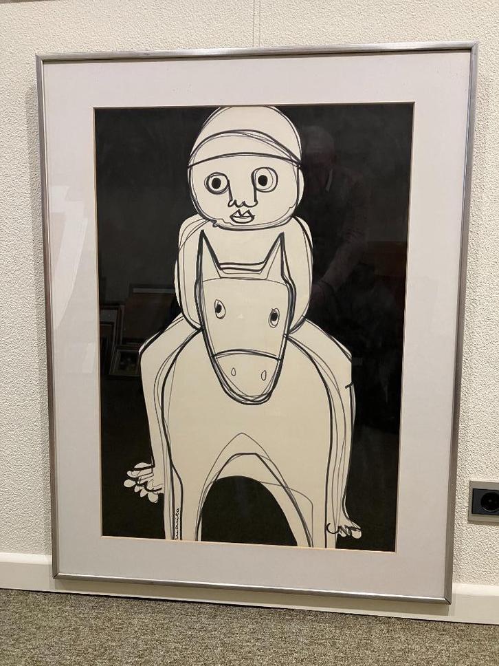 Abstract werk Marita Vervaet, Antiek en Kunst, Kunst | Schilderijen | Abstract, Ophalen