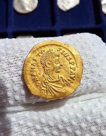 Anastasius I (491–518 n.Chr.), Tremissis, Oost-Romeinse Rijk beschikbaar voor biedingen