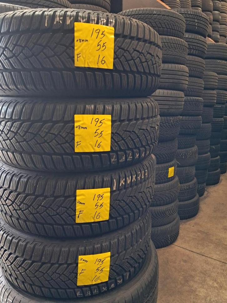 195/55/16 1955516 195/55R16 Démo hivernale Fulda 8 mm et 7 m, Autos : Divers, Pièces de sport automobile, Enlèvement
