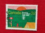 Canada 1983: scouts, Postzegels en Munten, Ophalen of Verzenden, Noord-Amerika, Gestempeld