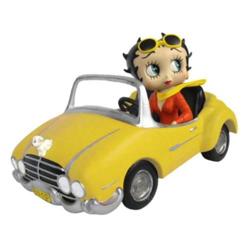 Betty Boop In Yellow Sports Car Lengte 30 cm, Verzamelen, Beelden en Beeldjes, Nieuw, Ophalen of Verzenden