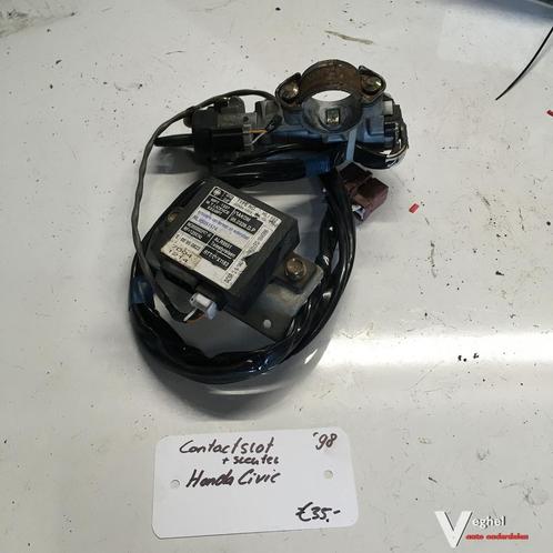 Honda Civic 1998  Contactslot met sleutel, Auto-onderdelen, Carrosserie, Gebruikt, Ophalen of Verzenden